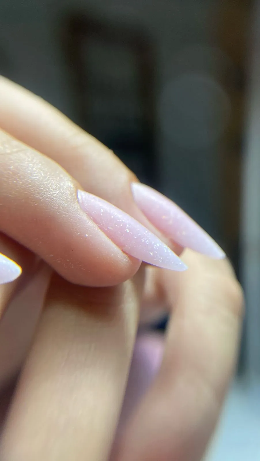 Uñas esculpidas en acrílico