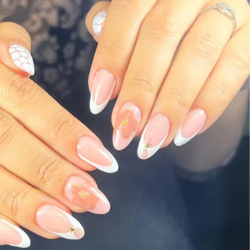 Forrado de Acrílico en uña Natural con semipermanente - Imagen 1