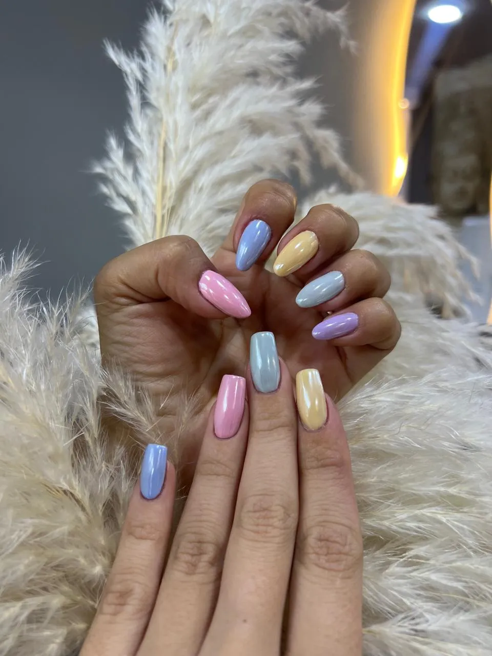 Retoque Forrado uña natural con semipermanente - 2