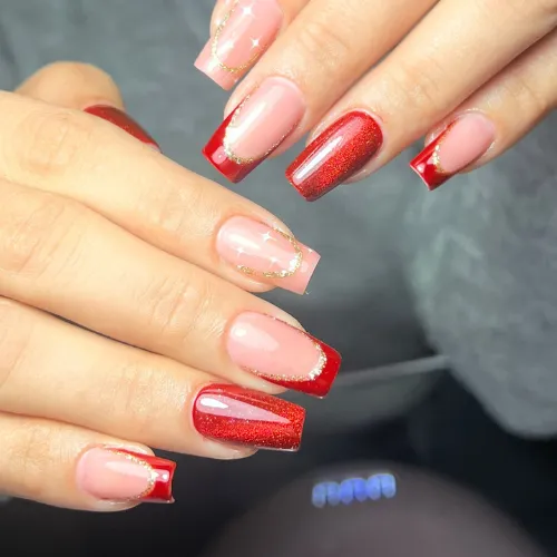 Forrado de Acrílico en uña Natural con semipermanente - Imagen 2