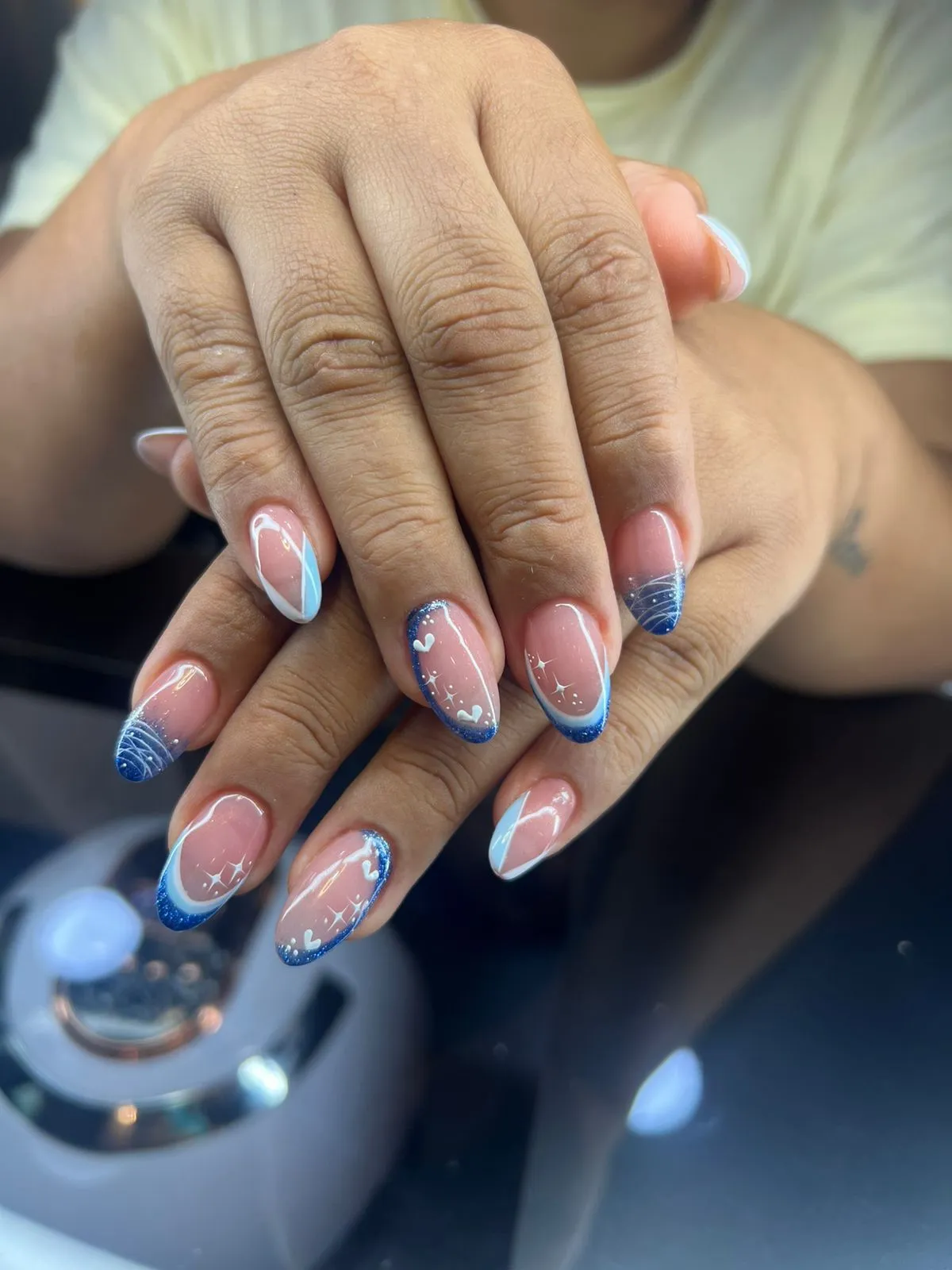 Retoque Forrado uña natural con semipermanente - 1