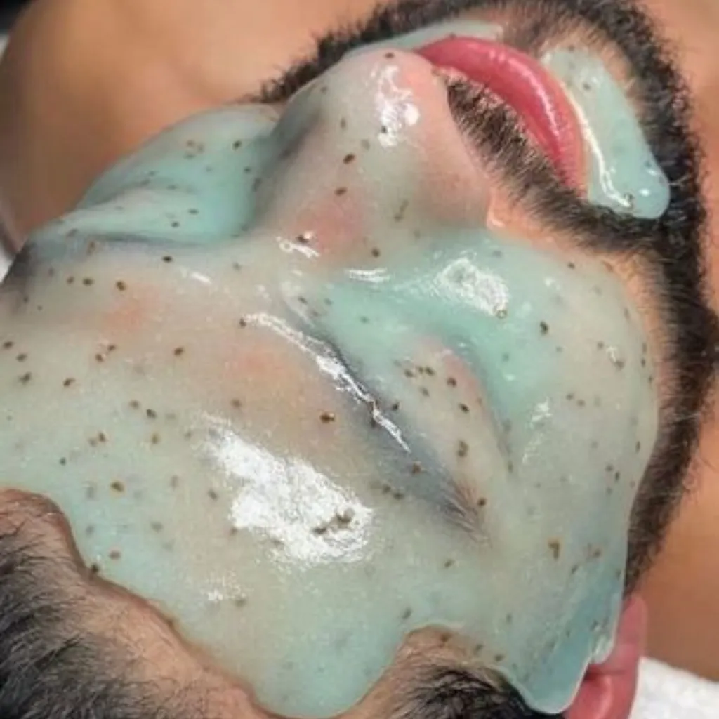LIMPIEZA FACIAL CON MASCARILLA DE COLAGENO + EXFOLIANTE + MASCARILLA NEGRA  - 1