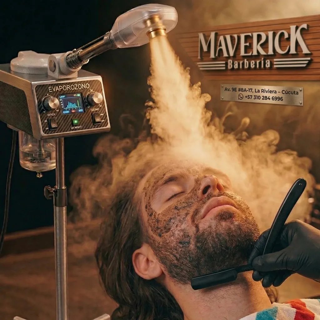 BARBA CON VAPOROZONO + EXFOLIANTE - 2