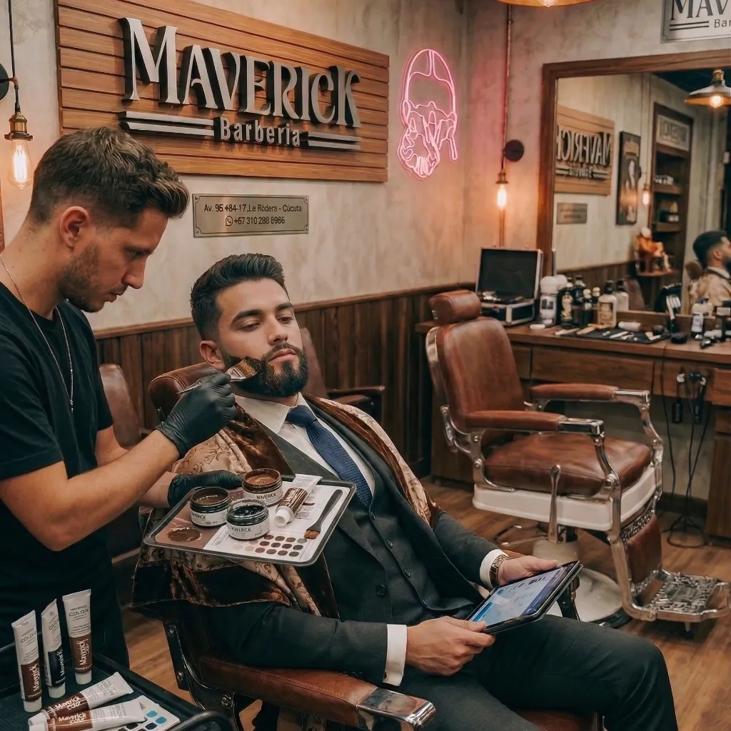 TINTURACION  DE BARBA  (TINTE) - 2