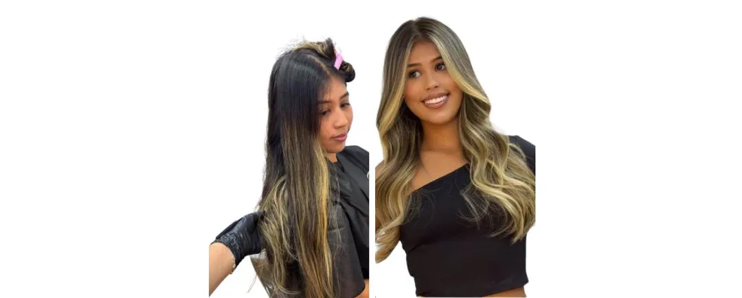 Balayage en cabello natural - 4