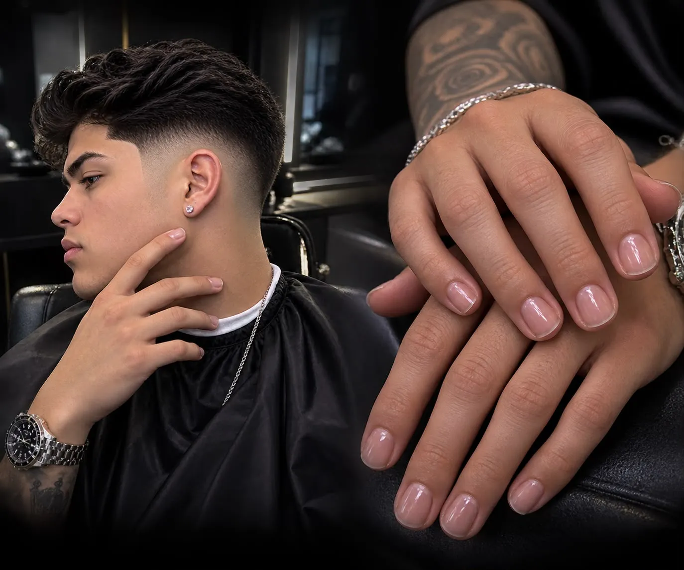 Corte sencillo + Manicure tradicional