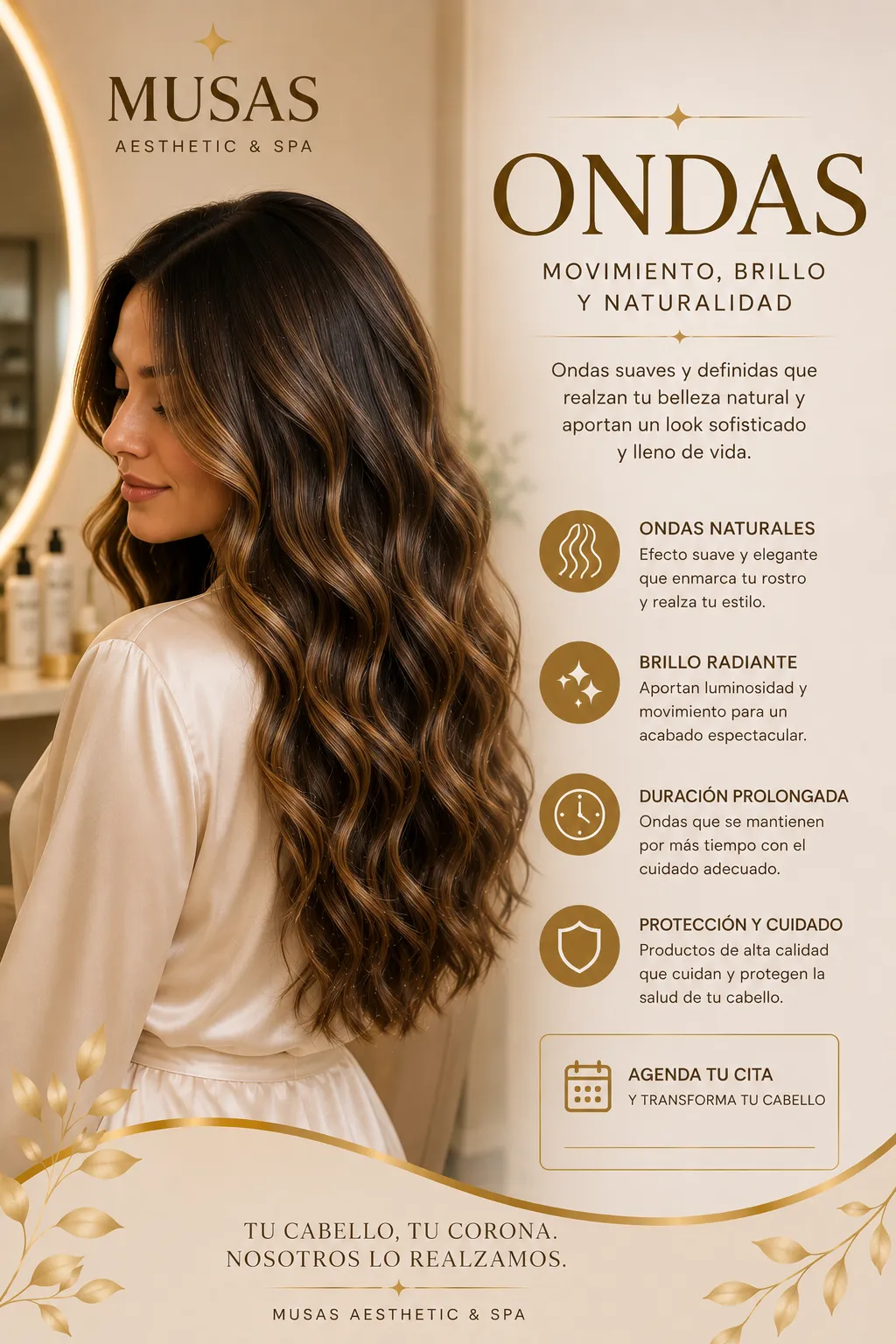 Planchado o Ondas Cabello L/XL
