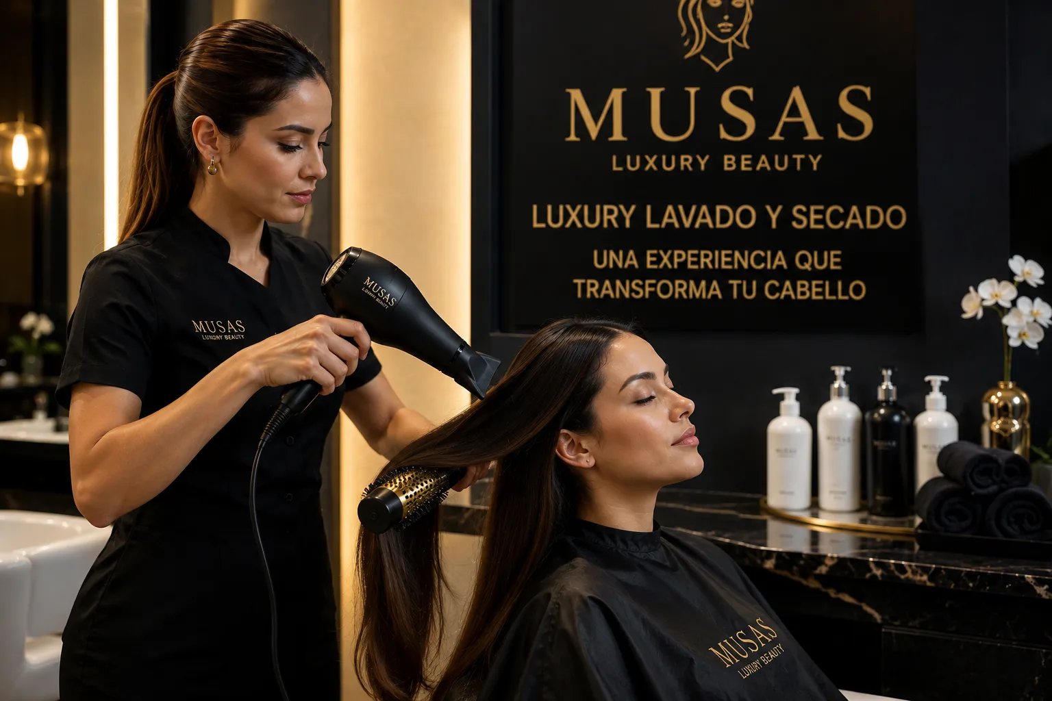 Luxury Lavado y Secado Cortó ( S )