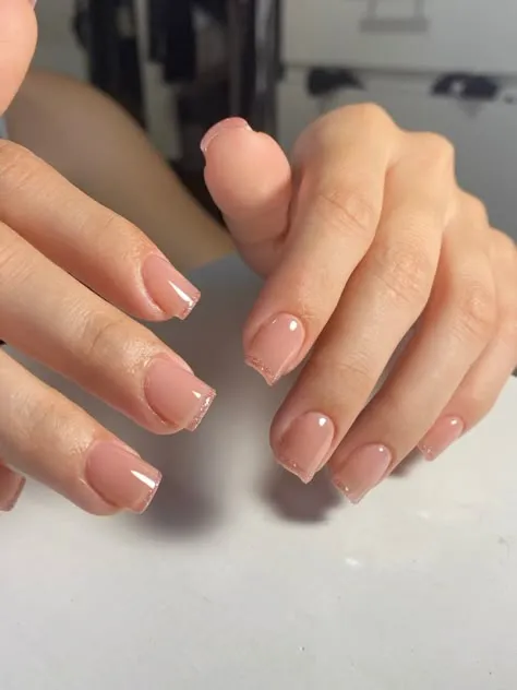 Baño de acrílico o polygel en uña natural + Gel hasta 2 tonos