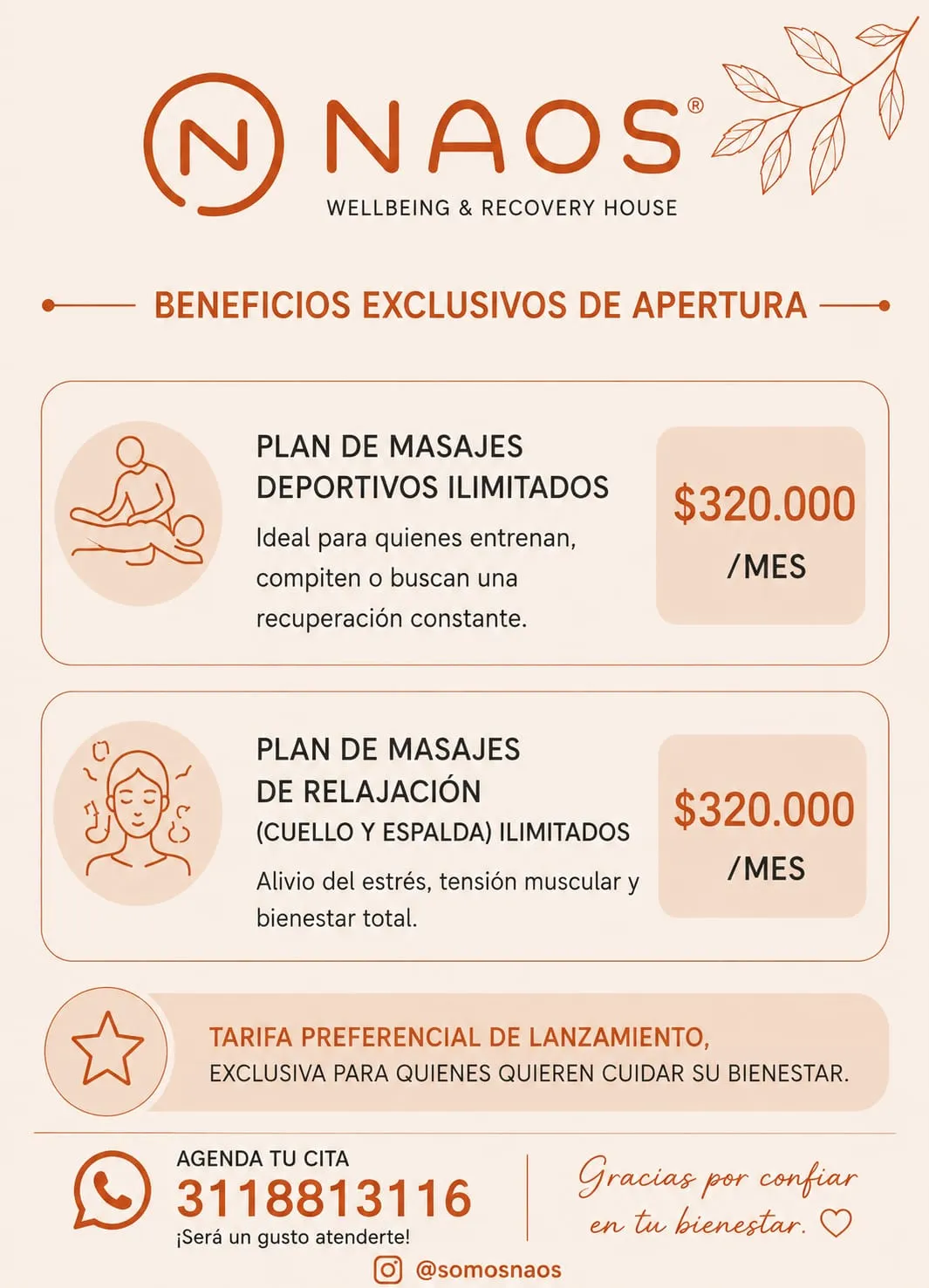 Membresía descarga muscular ilimitada