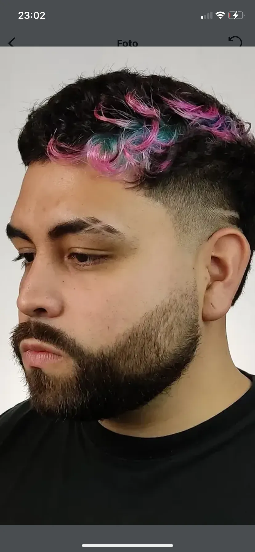 corte de cabello + cejas
