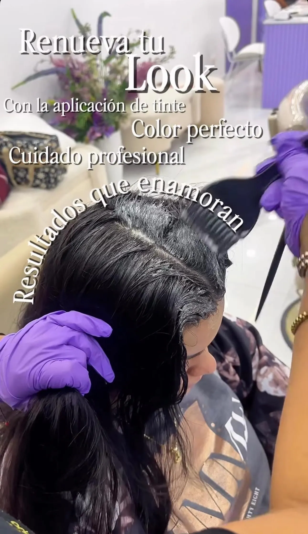 Aplicación de Tinte