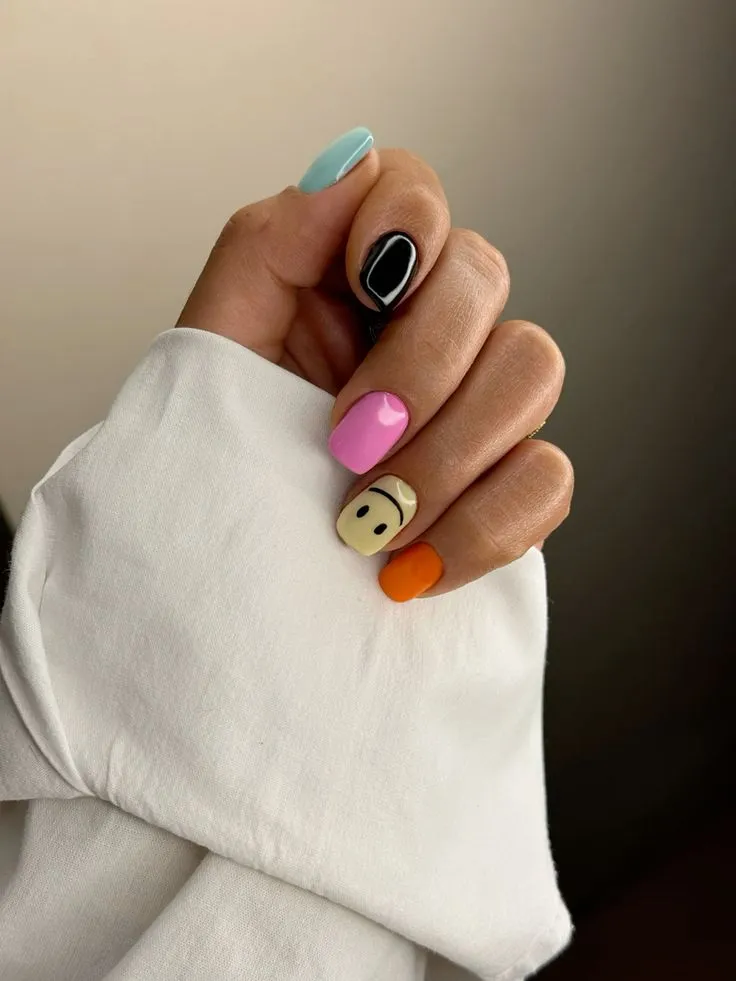 Set Uñas Acrílico con diseño sencillo - Imagen 1