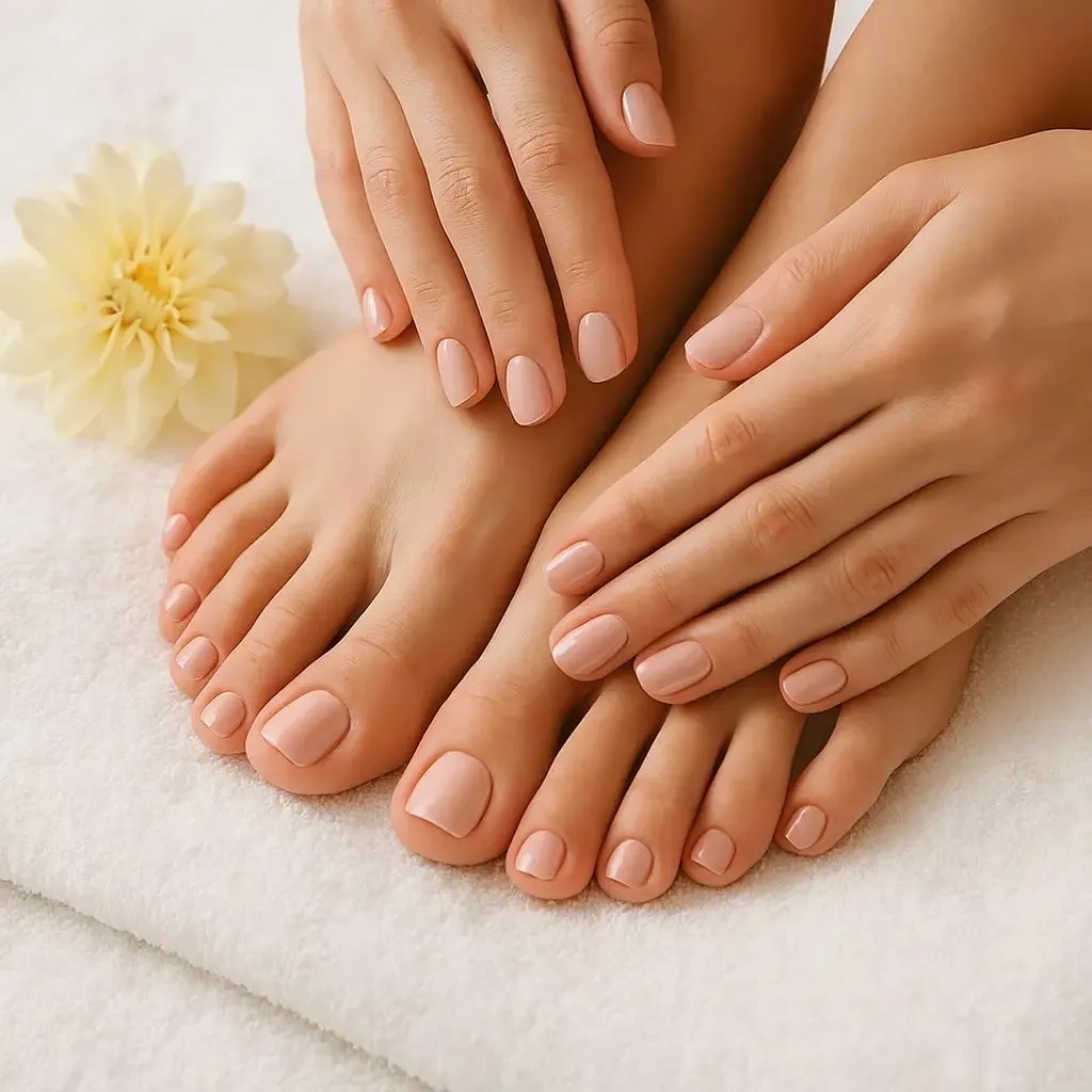 MANICURE RUSA COMPLETA  ESMALTE TRADICIONAL