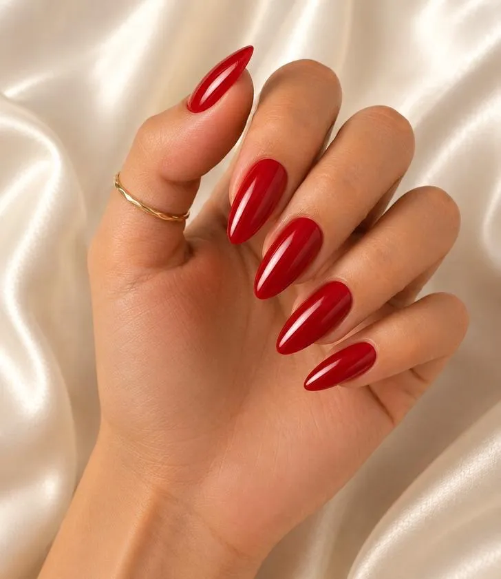 Uñas acrílicas almendradas