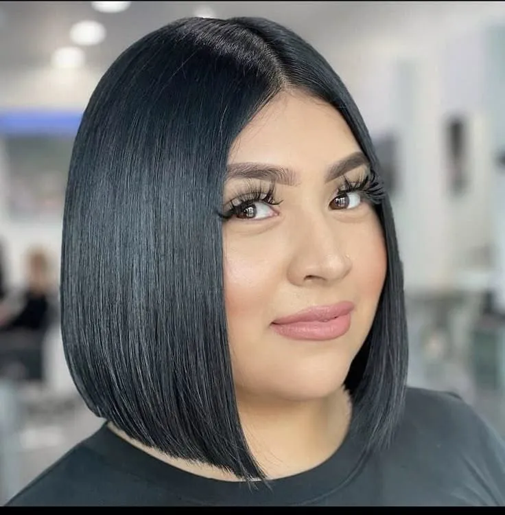 cepillado y planchado cabello corto