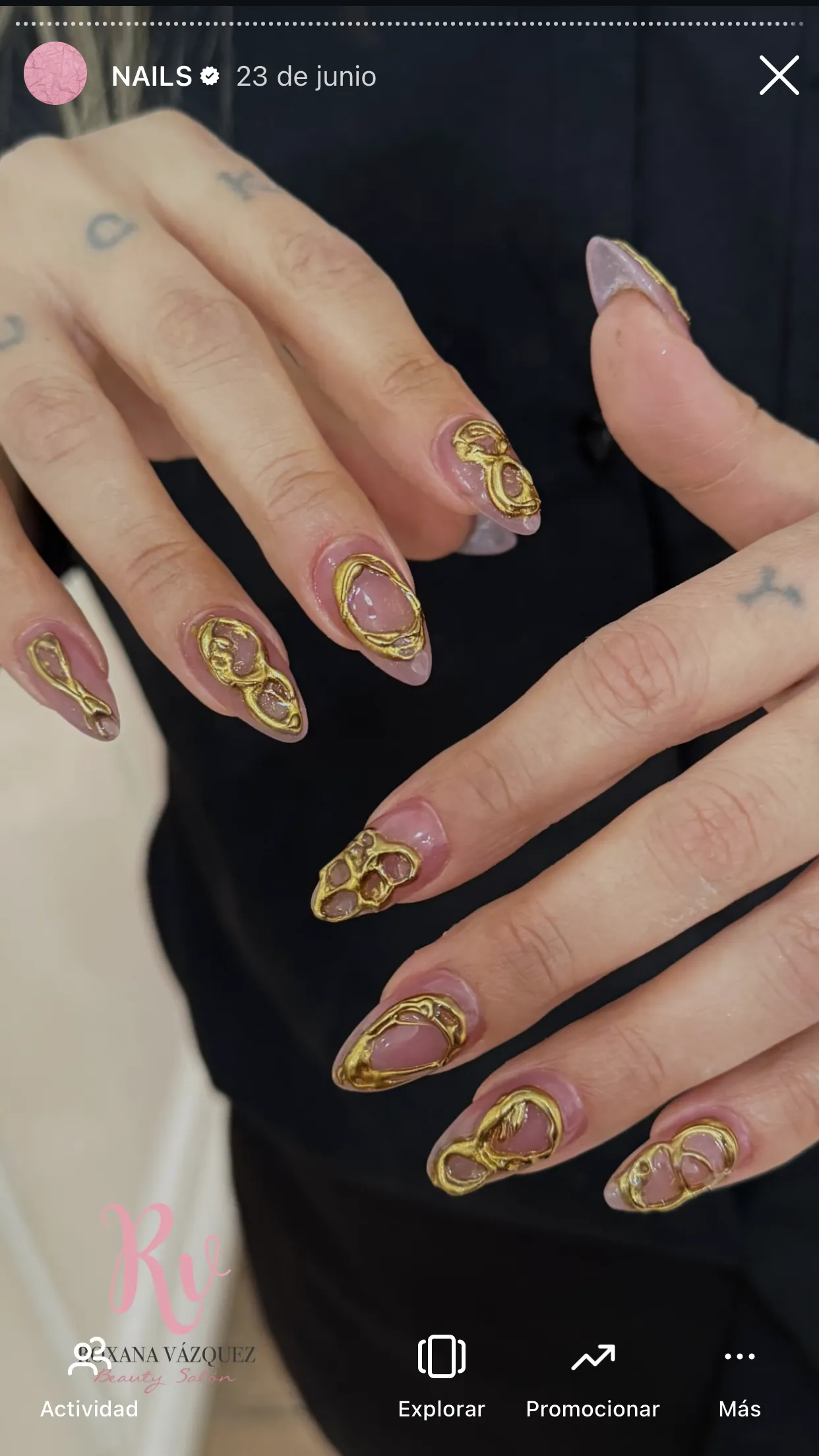 Diseño Relieve (en todas las uñas)