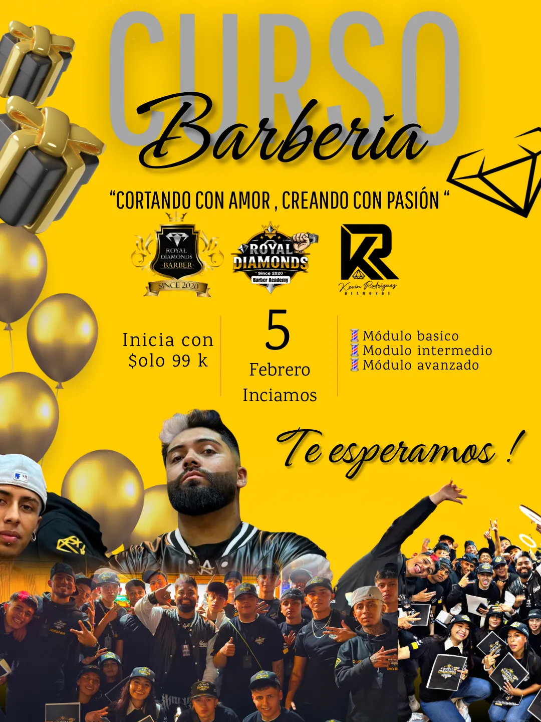 CURSO BARBERIA CONTADO CON DESCUENTO