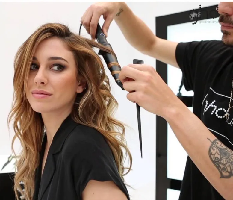 Styling Bangs - ondas de playa - ondulado