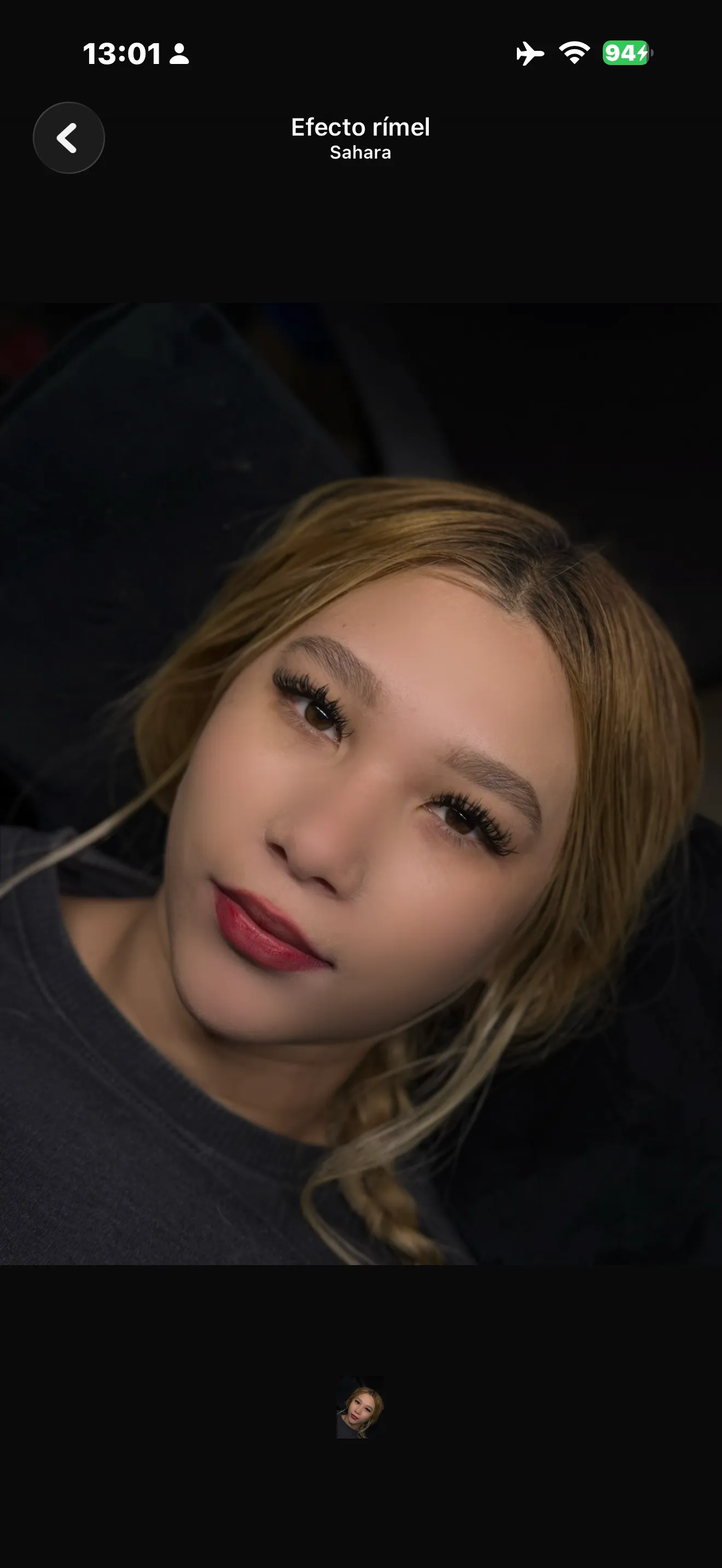 Extensiones de pestañas efecto rimel