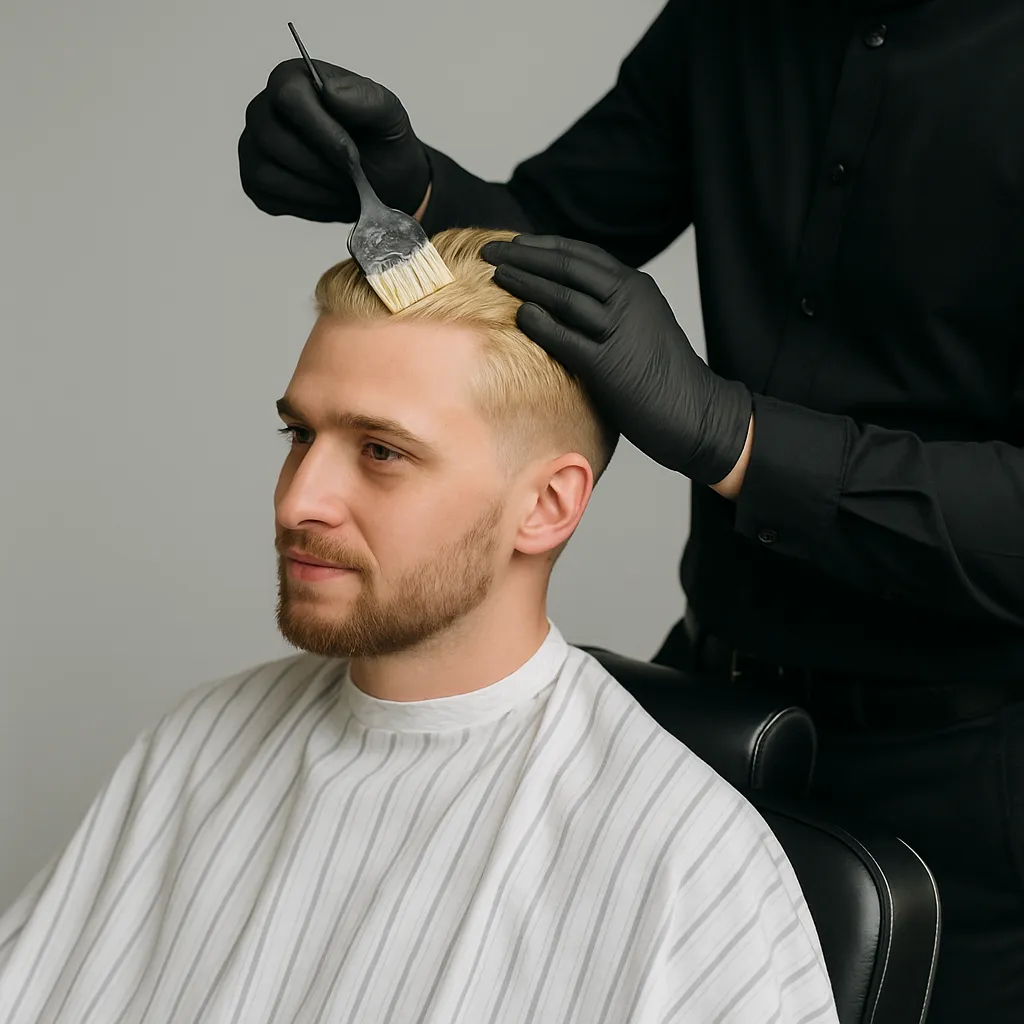 tintura de cabello corto - Imagen 1