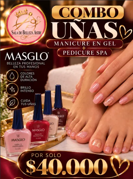 COMBO DE UÑAS TRADICIONAL SECADO RAPIDO