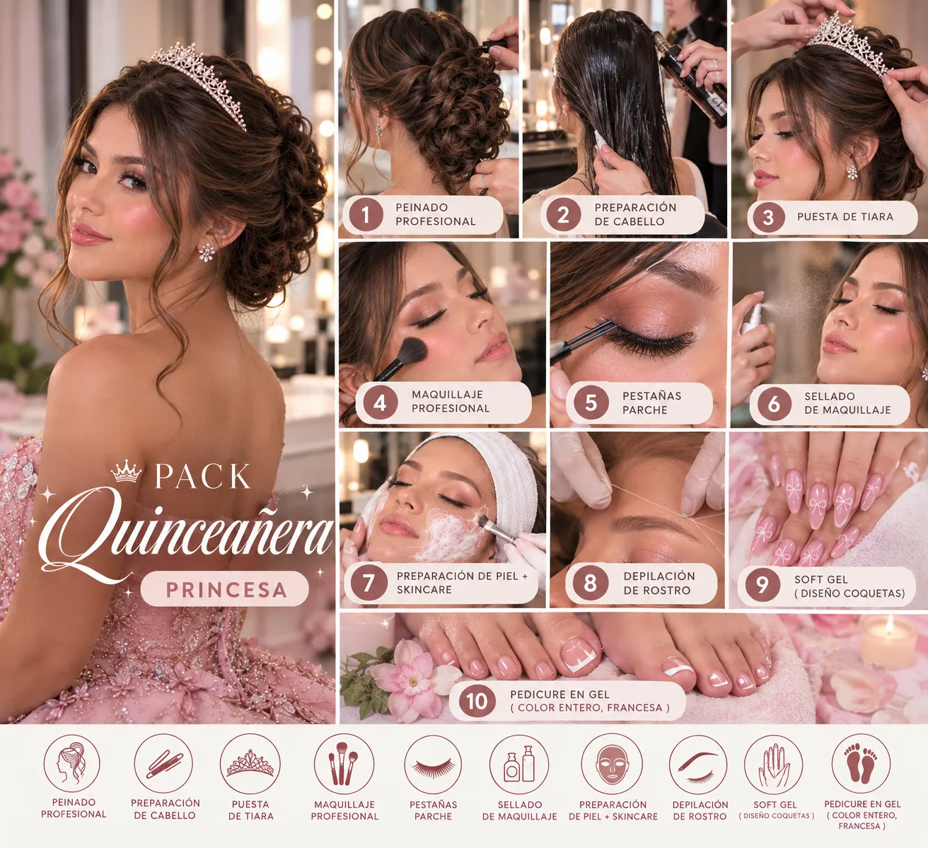 PACK QUINCEAÑERA PRINCESA