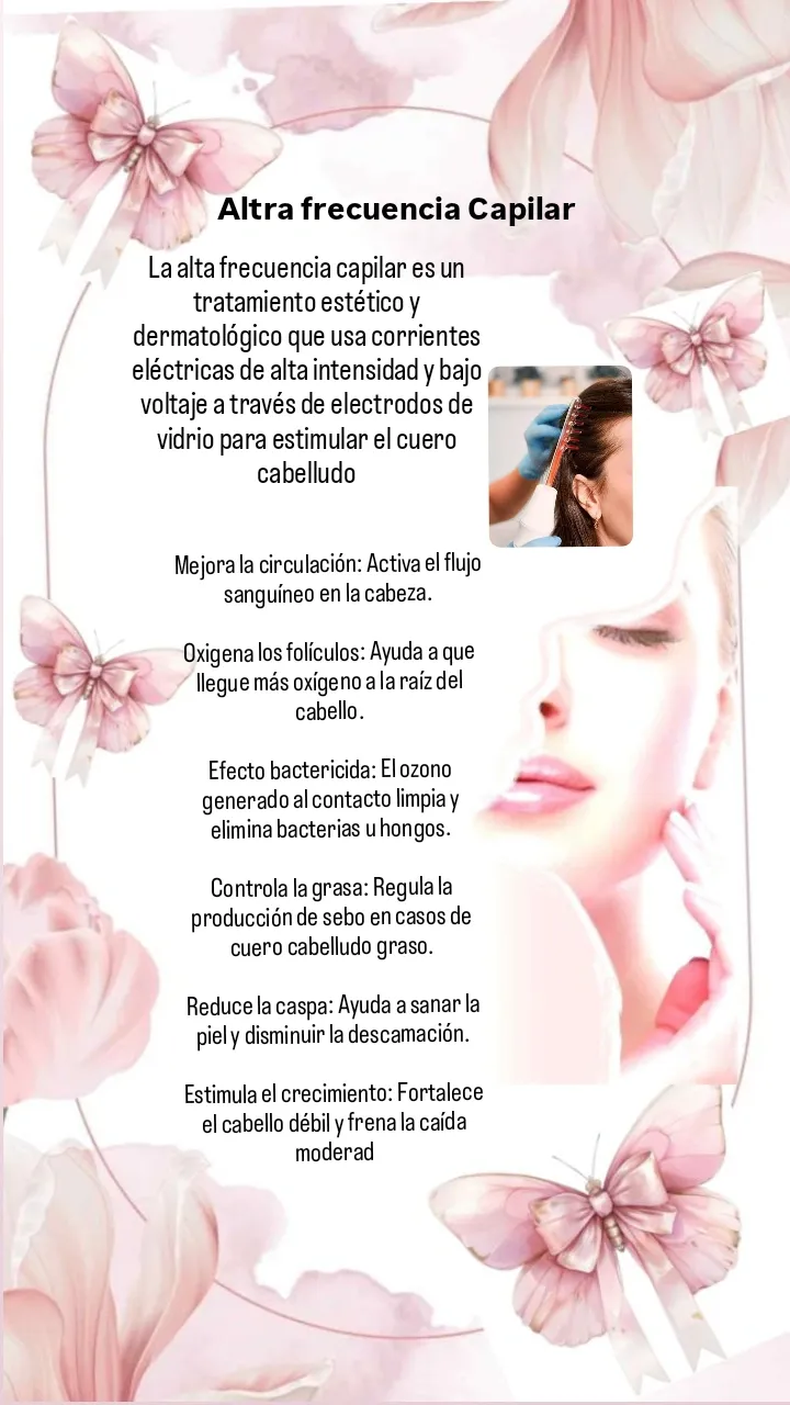 tratamiento capilar con alta frecuencia