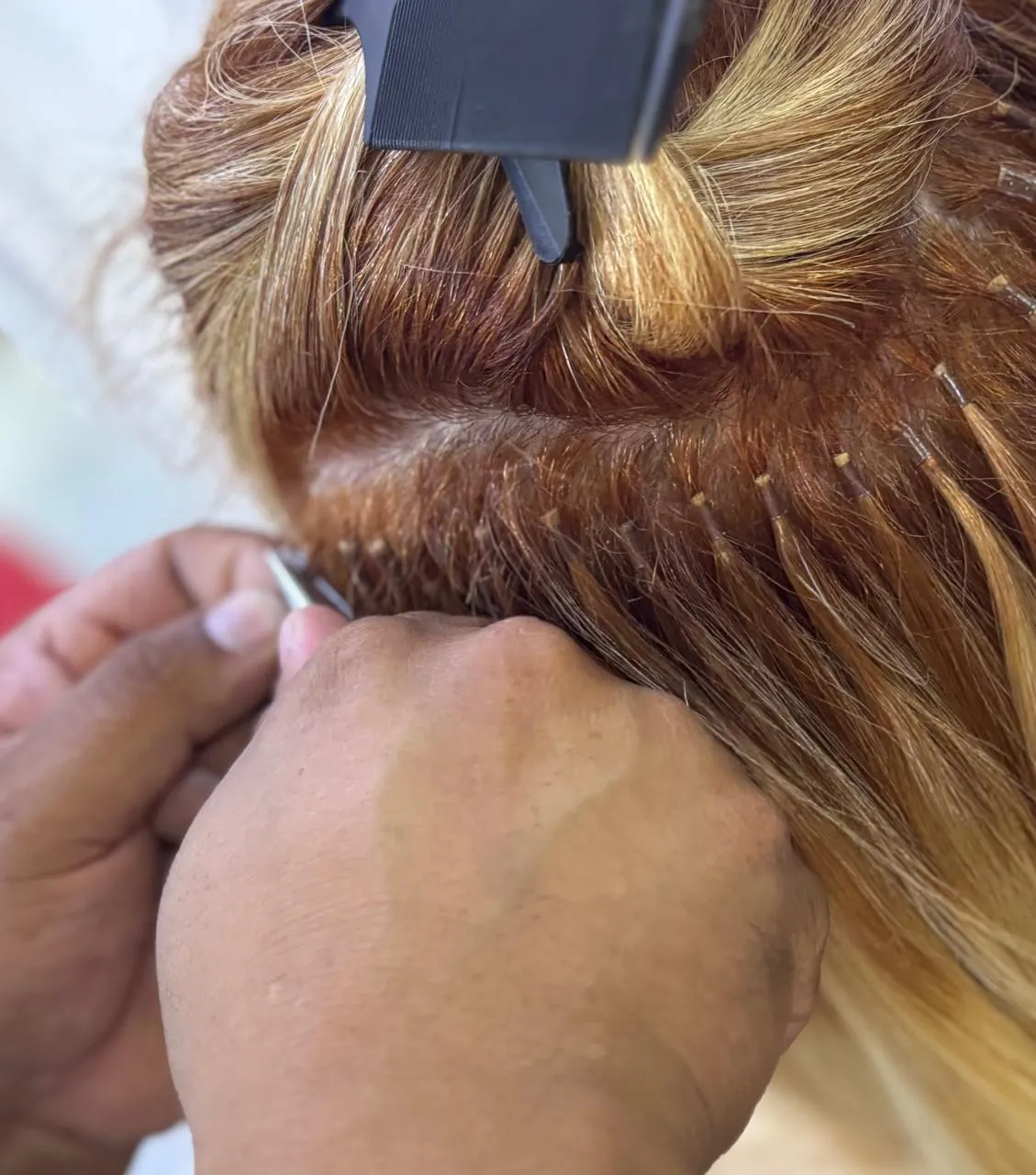 Extensión de Cabello con Chip