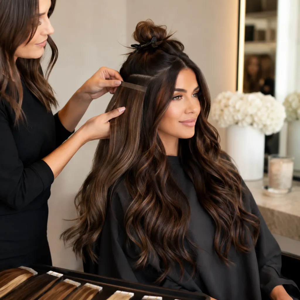 Personalización de cabello extensiones a la medida