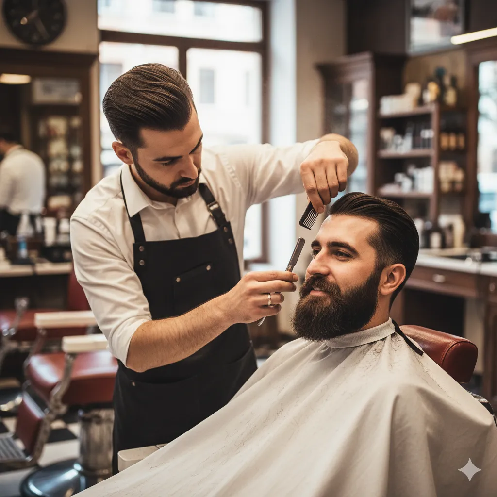 CORTE Y BARBA PROFESIONAL  - Imagen 1