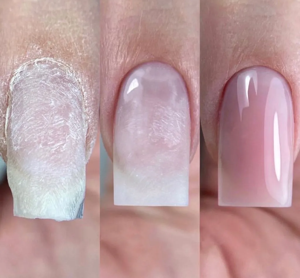 Builder Gel manos mujer