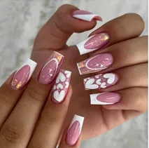 EXTENSIONES EN ACRILICO + MAQUILLAJE SEMIPERMANENTE (LARGO DE UÑA HASTA EL No. 2) - 5