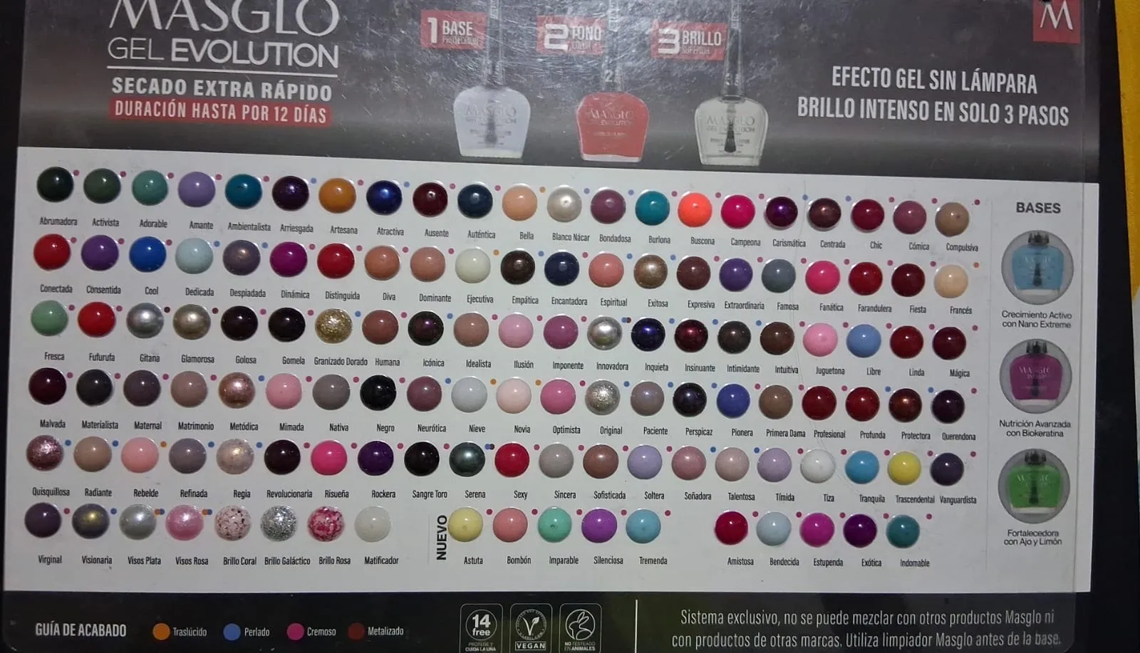 Pedicura tradicional secado rapido gel evolution