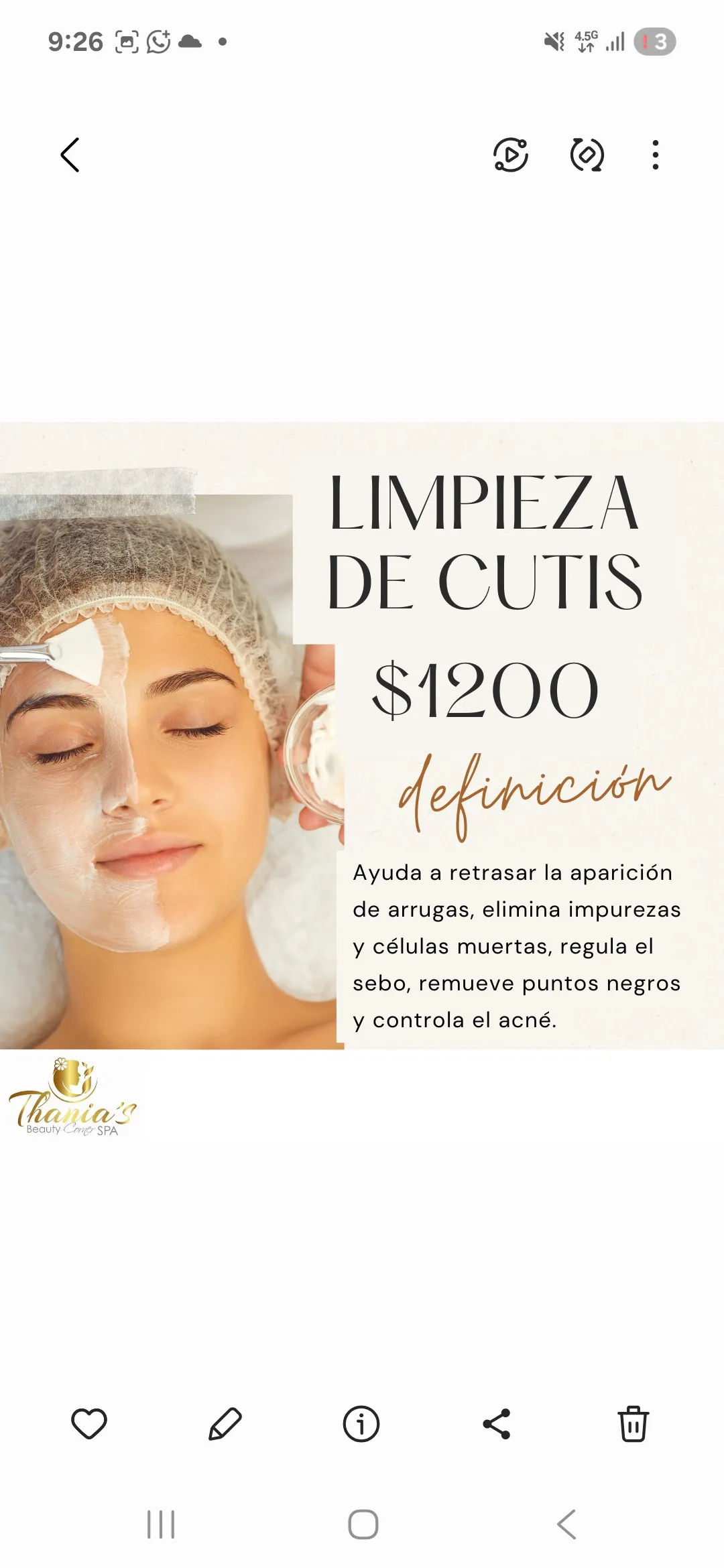 Limpieza Facial Scencials
