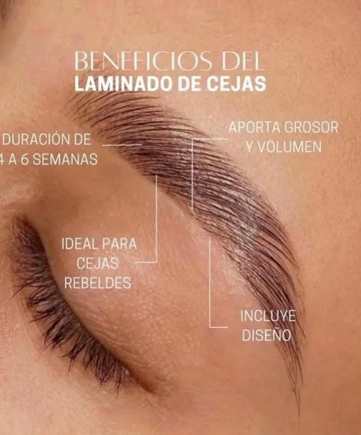 Laminado de cejas ✨