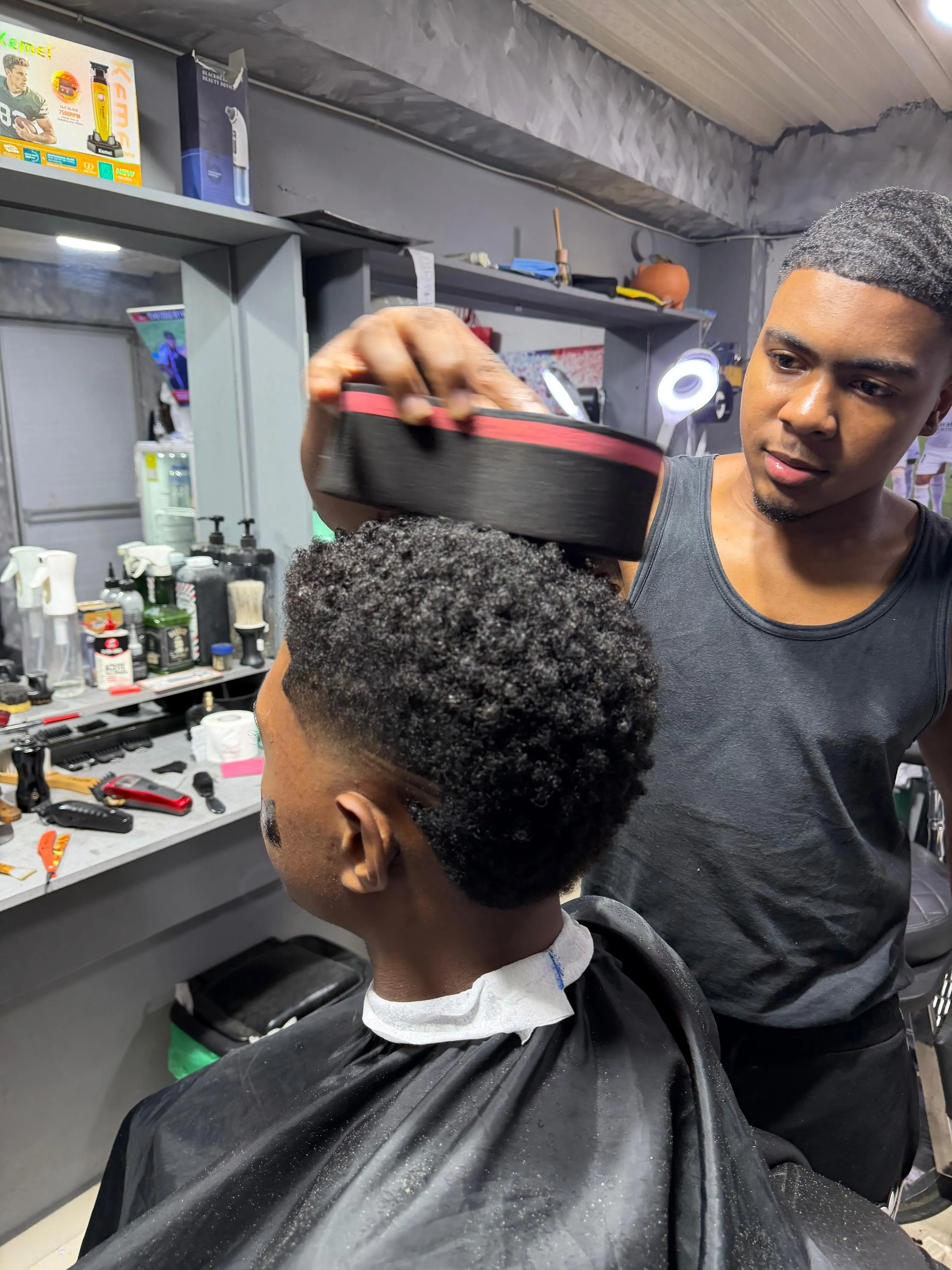 kinky barber