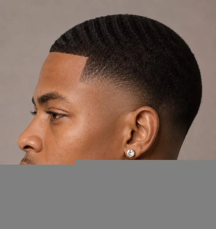 corte regular + Mascarilla negra