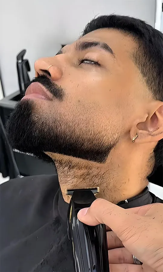 corte con barba - Imagen 1