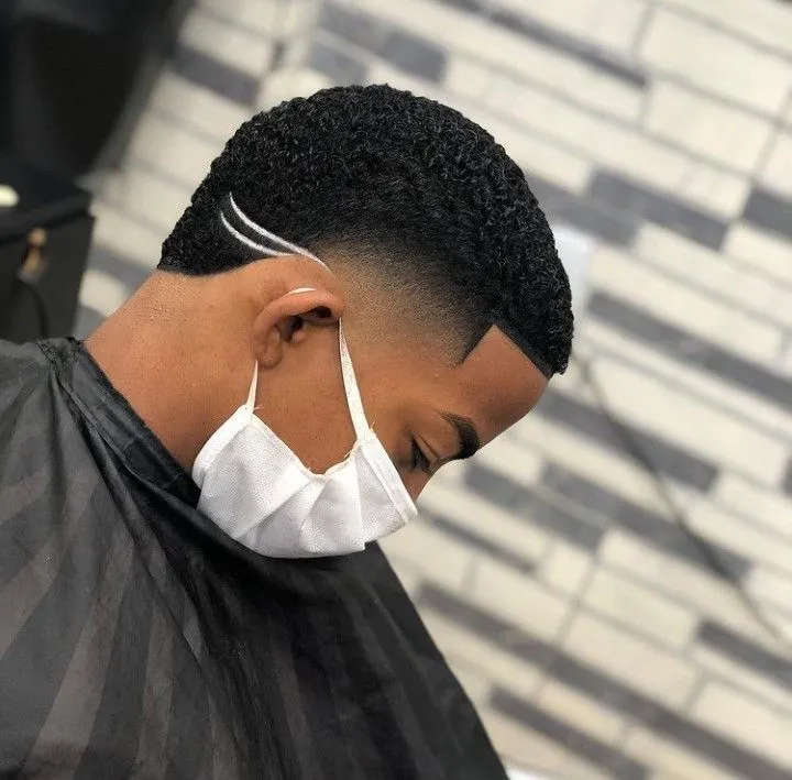 corte regular con negriada