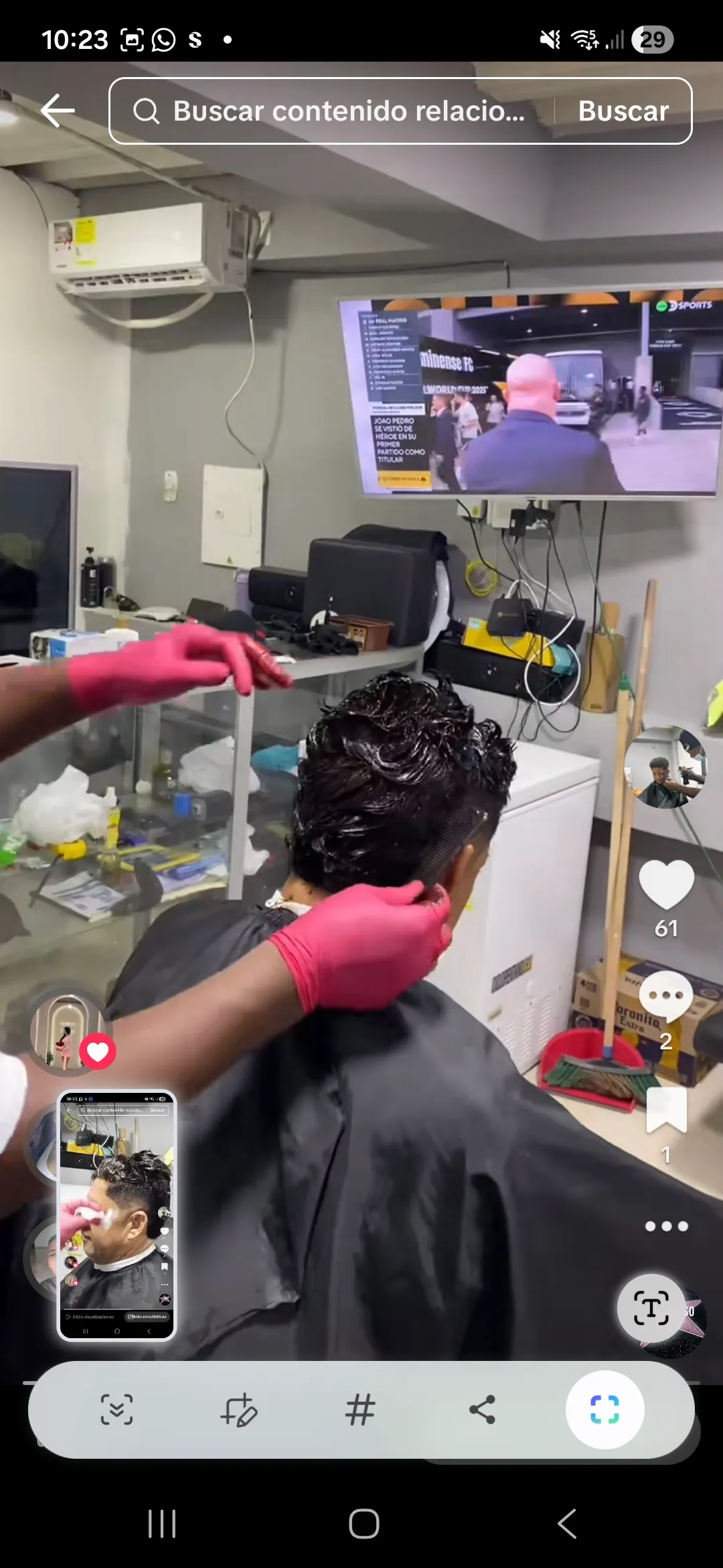 corte regular cut  + negreada - Imagen 1