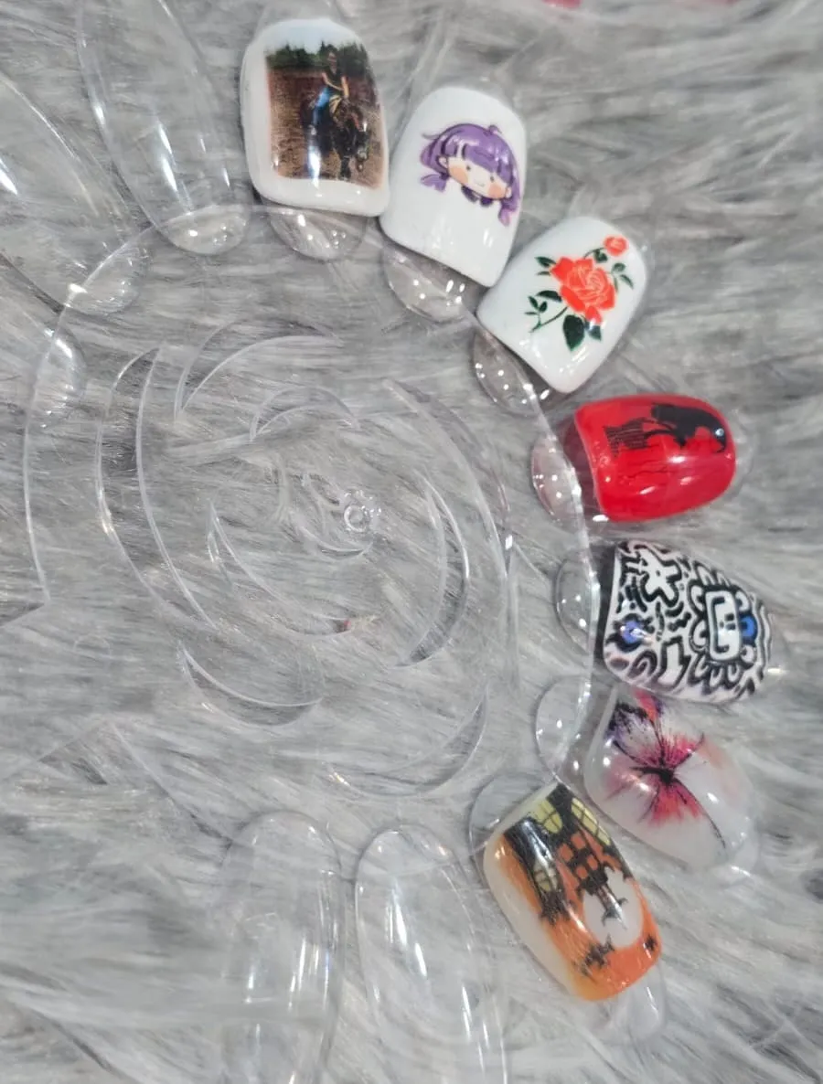 Nail Art Imprint (saturated) - 2