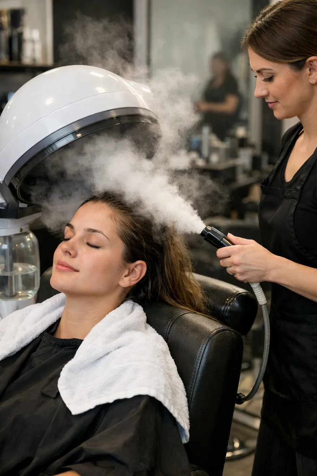 TRATAMIENTO CAPILAR CON VAPOR