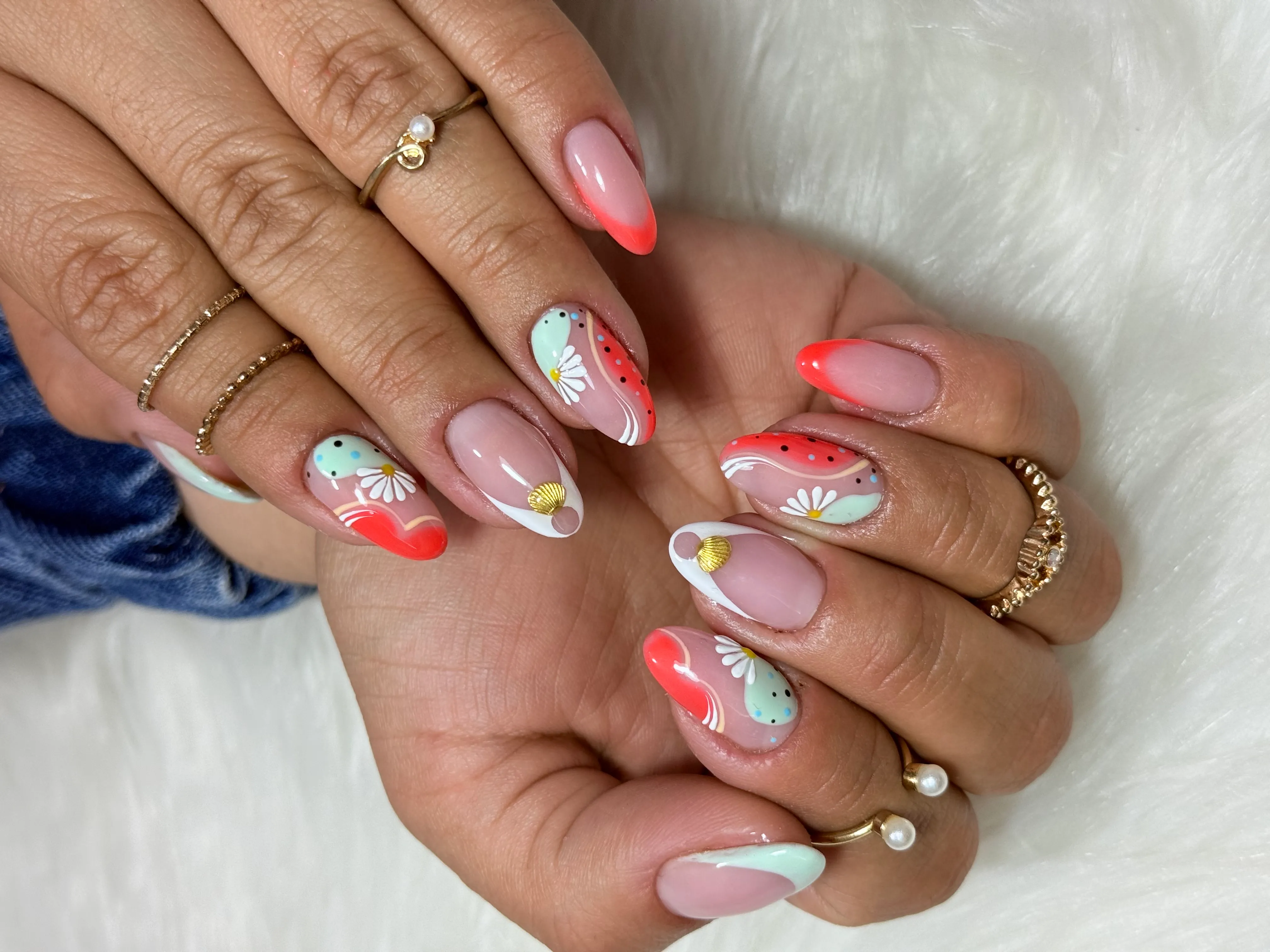 Recubrimiento de polygel o acrilico