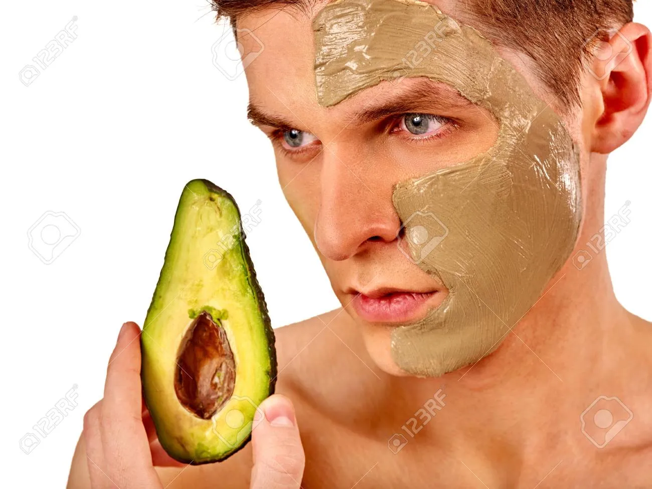 Mascarilla exfoliante de aguacate NISH MAN