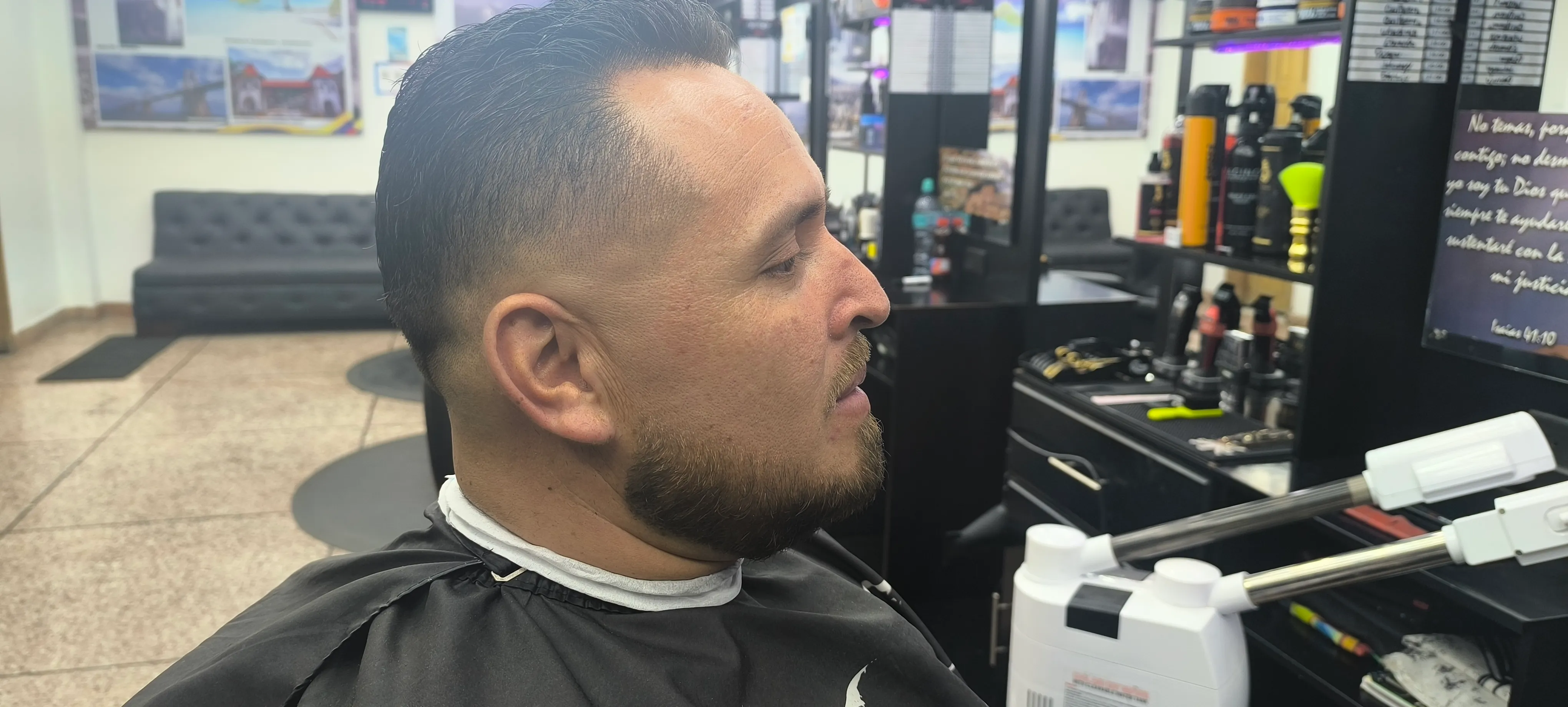 Corte de cabello, barba y cejas