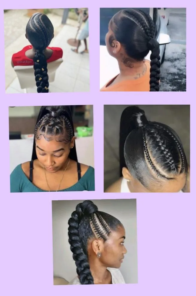 COLA EN TRENZAS