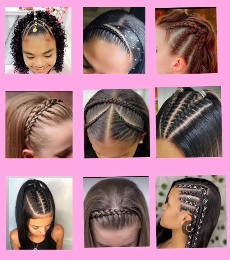 PEINADO TRENZAS SENCILLAS 