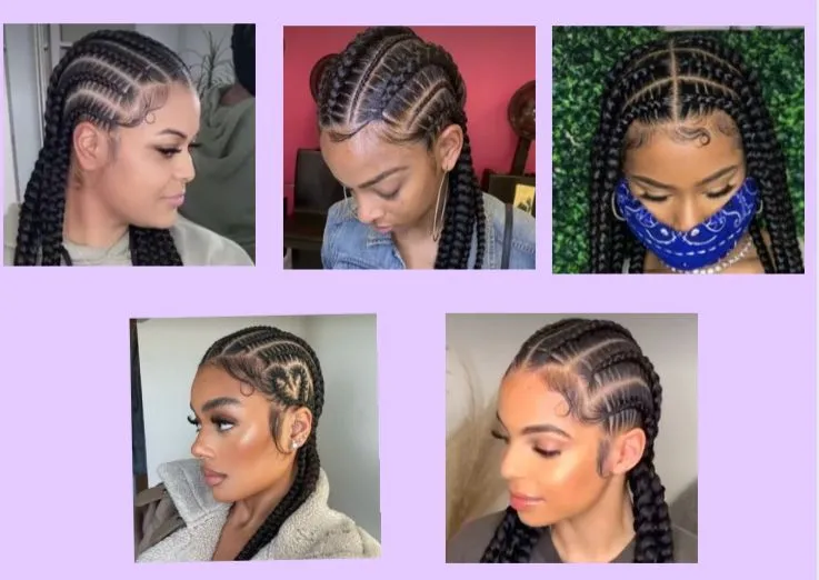 PEINADO EN TRENZAS TEJIDAS 