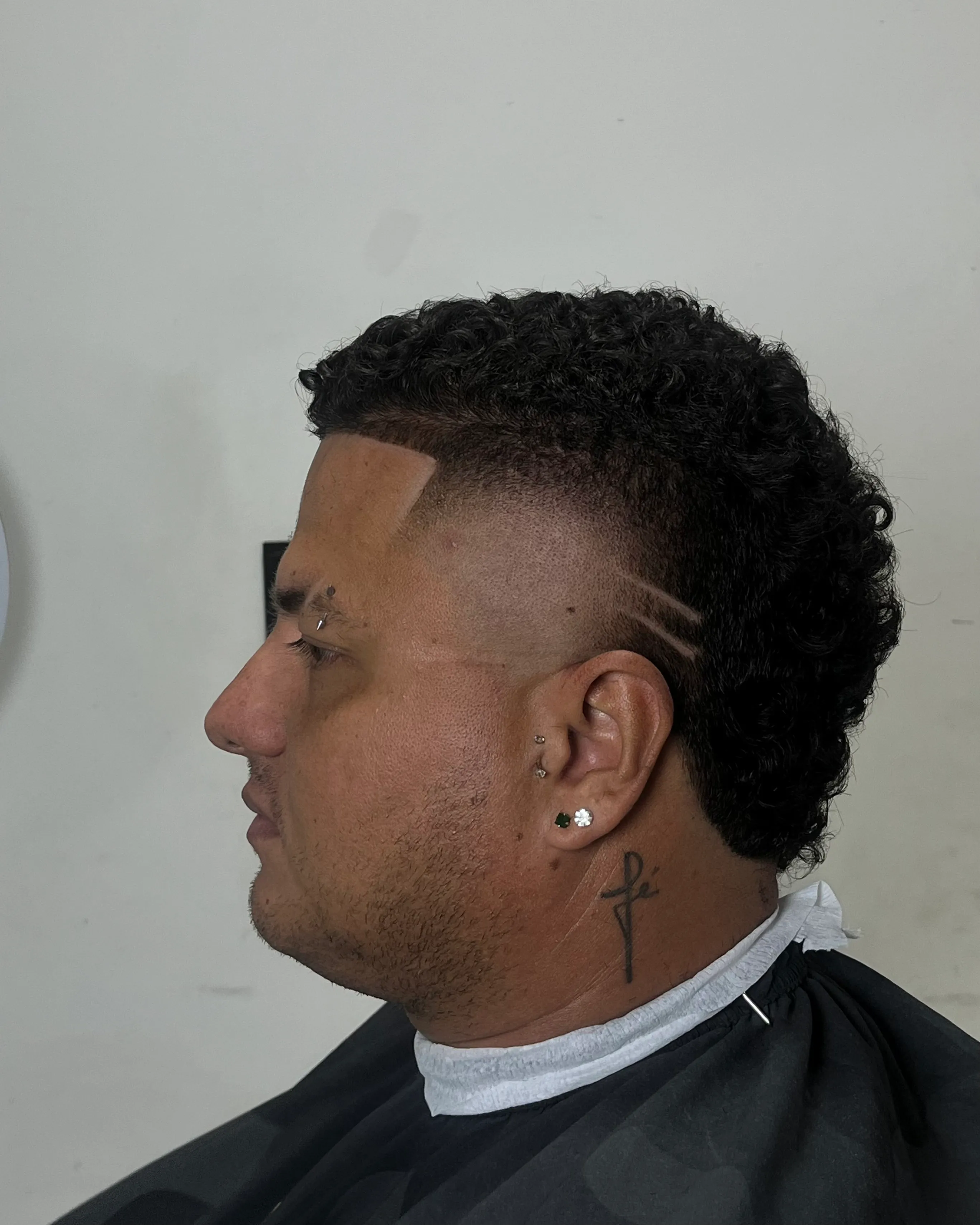 Corte con pigmento